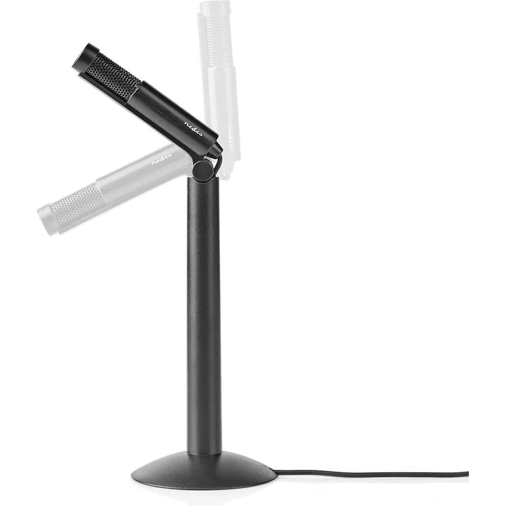Nedis Kabelgebundenes Mikrofon | Ständer | Verstellbarer Winkel | 3,5 mm