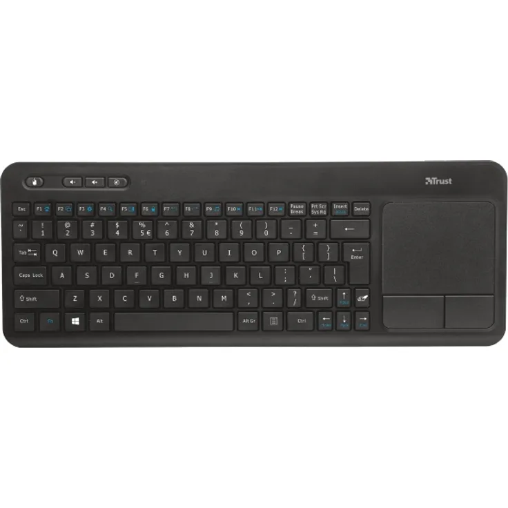Trust Veza - Tastatur - mit Touchpad - kabellos - 2.4 GHz - Deutsch QWERTZ (20961)