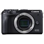 Canon EOS M6 Mark II Systemkamera (32,5 Megapixel, APS-C CMOS Sensor, 7,5 cm (3,0 Zoll) Touchscreen LCD, Display, Digic 8, 4K Video, WLAN, Bluetooth) Gehäuse Body schwarz