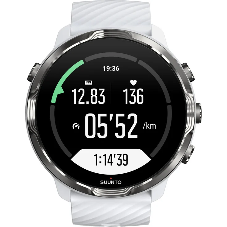 Suunto 7 Smartwatch GPS, Unisex, 50mm, White Burgundy – Bild 2