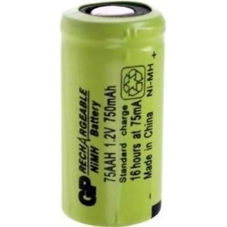 GP Batteries Spezial-Akku 2/3 AA Flat-Top NiMH GP75AAH 1.2 V 750 mAh (30075AAH)