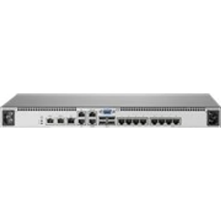 HPE 1x1Ex8 KVM IP Console Switch G2 Virtual Media CAT5 with Virtual Media and CAC