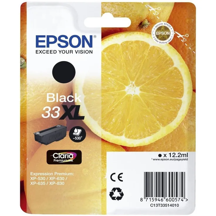 Epson C13T33514012 12.2ml 530Seiten Schwarz Tintenpatrone