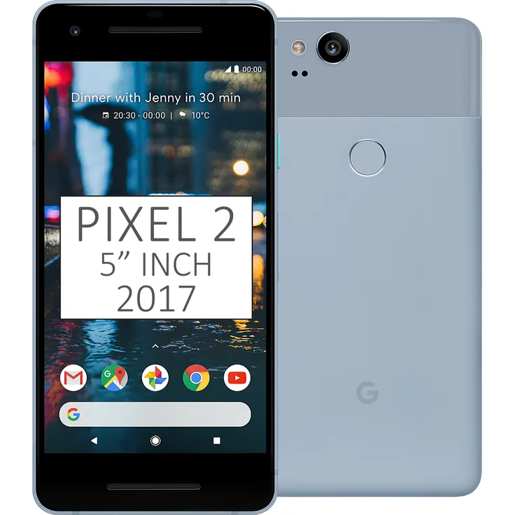 Google Pixel 2 Smartphone 12,7cm (5 Zoll) Display, 64GB interner Speicher, 4GB RAM, Kinda Blue
