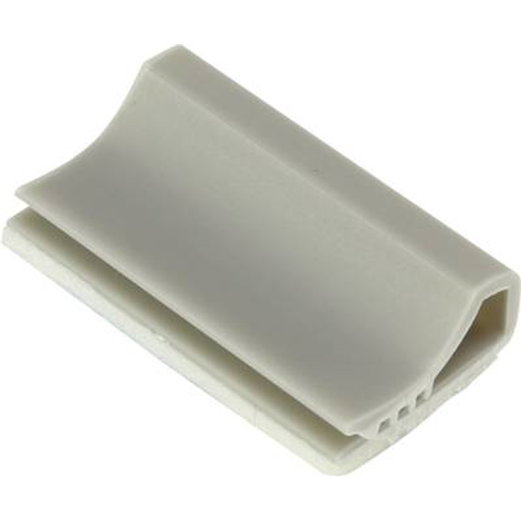 TRU COMPONENTS TC-6645728 Befestigungssockel für Flachbandkabel Hellgrau 100 St. (TC-6645728)