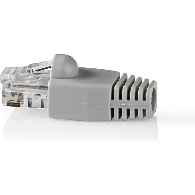 Cat6 UTP Netzwerk-Steckerset RJ45-Stecker - Separater Knickschutz 10 Stück