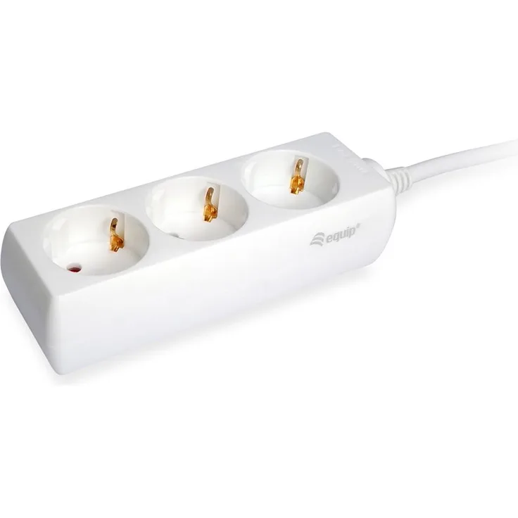 Equip Steckdosenleiste 3-Fach Schuko 1,5m Kabel
