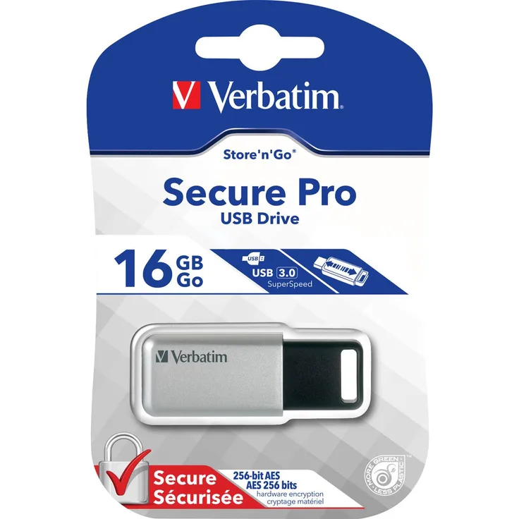 Verbatim Secure Pro 16GB, USB-A 3.0 (98664)