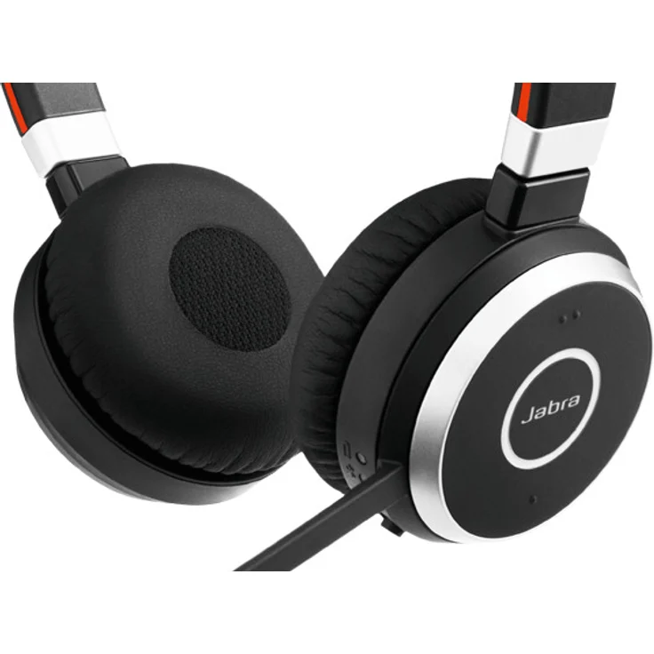 Jabra Evolve 65 Wireless Stereo On-Ear Headset, Unified Communications zertifizierte Kopfhörer mit langer Akkulaufzeit, USB Bluetooth Adapter, VoIP-Headset, schwarz – Bild 8