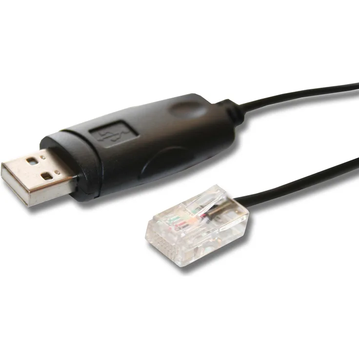 VHBW USB Programmierkabel passend für Motorola GM2000, GM300, GM3188, GM338, GM340, GM350, GM360, GM3688 CM140, GM380 Funkgerät schwarz