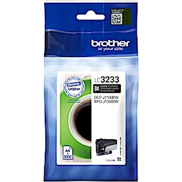 Brother LC3233BK passend für MFCJ1300DW Tinte schwarz 3000 Seiten