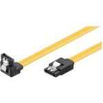 Wentronic goobay - SATA-Kabel - Serial ATA 150/300/600 - SATA bis SATA - 70cm - 90° Stecker, eingerastet (95022)