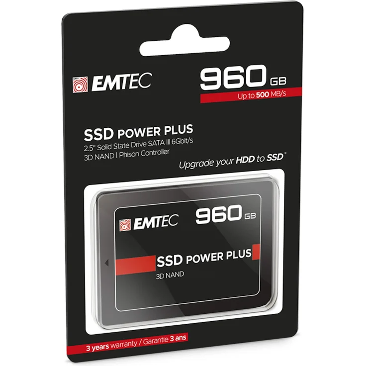 EMTEC X150 Power Plus 3D NAND - Solid-State-Disk - 960 GB - intern - 2.5 Zoll (6.4 cm) - SATA 6Gb/s (ECSSD960GX150) – Bild 6