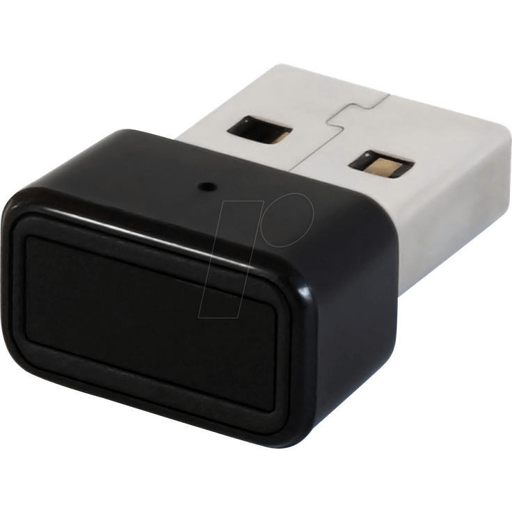 FeinTech FPS00200 USB Fingerabdruck-Sensor für Windows Hello Fingerprint-Reader Scanner schwarz