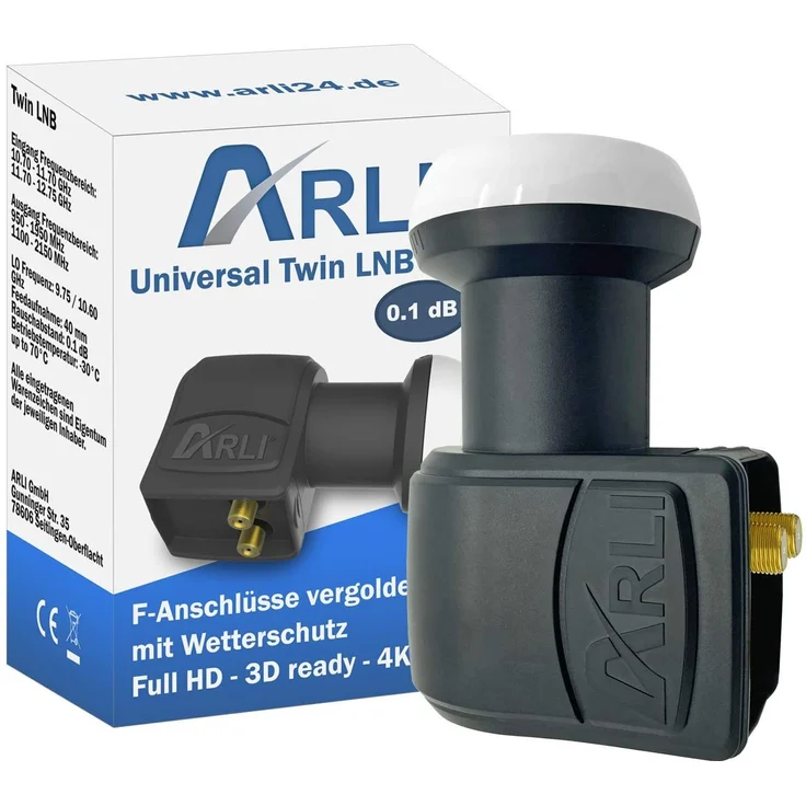 ARLI Universal-Twin-LNB, 1005 (für 2 Teilnehmer) – Bild 1