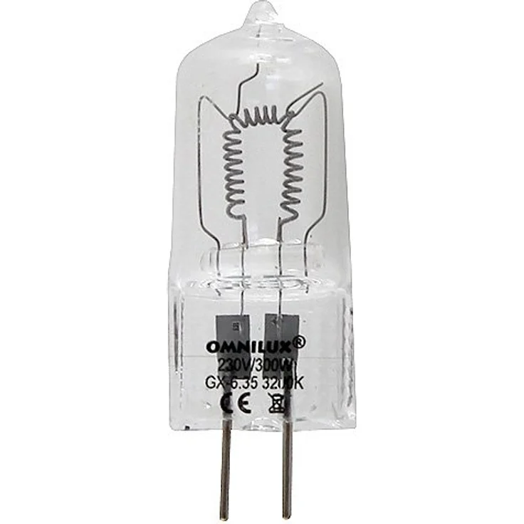 Omnilux 88296105 GX-6,35 Lampe (230Volt, 300 Watt, 75h, 3200K) – Bild 1