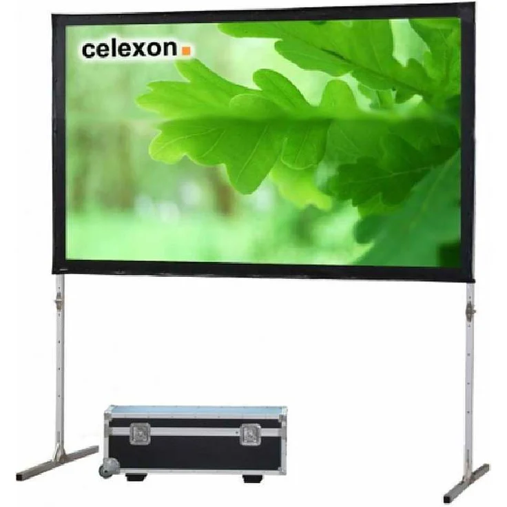 Celexon Faltrahmen Leinwand Mobil Expert 305 x 190 cm, Frontprojektion – Bild 1