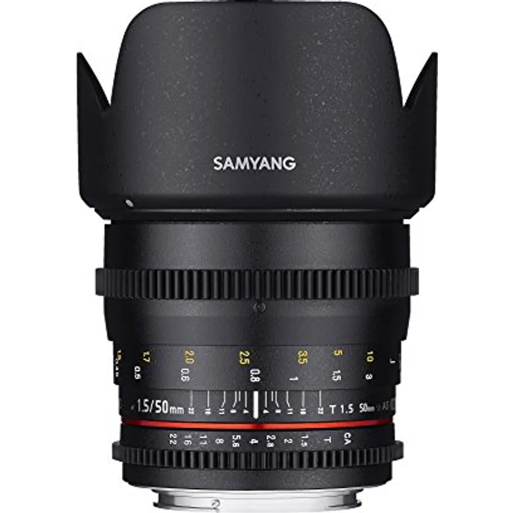Samyang 50 mm T1.5 AS UMC VDSLR Lens for Micro Four Thirds, black – Bild 1