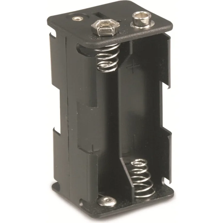 Pollin-Choice Batteriehalter, 4x Mignon