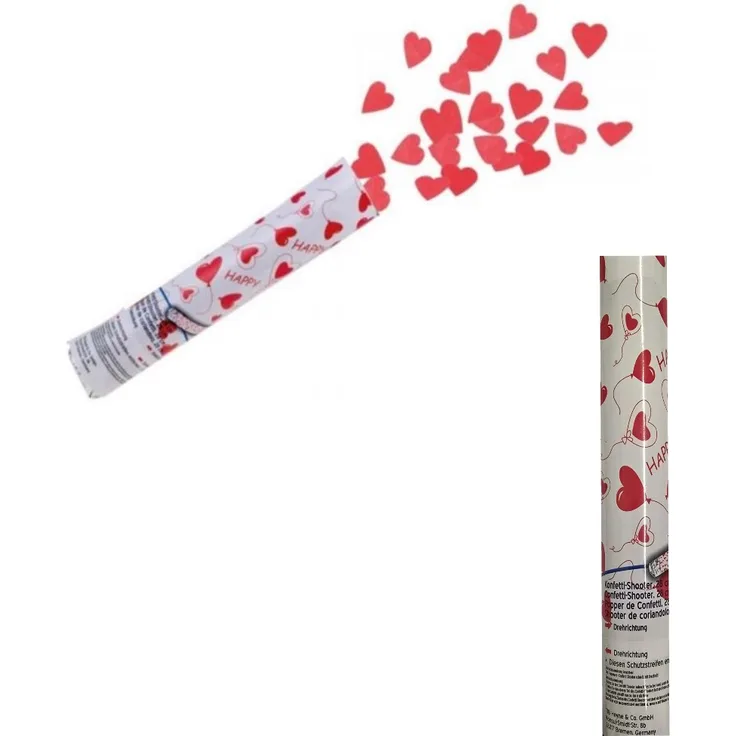 Konfetti Shooter Herzen Kanone