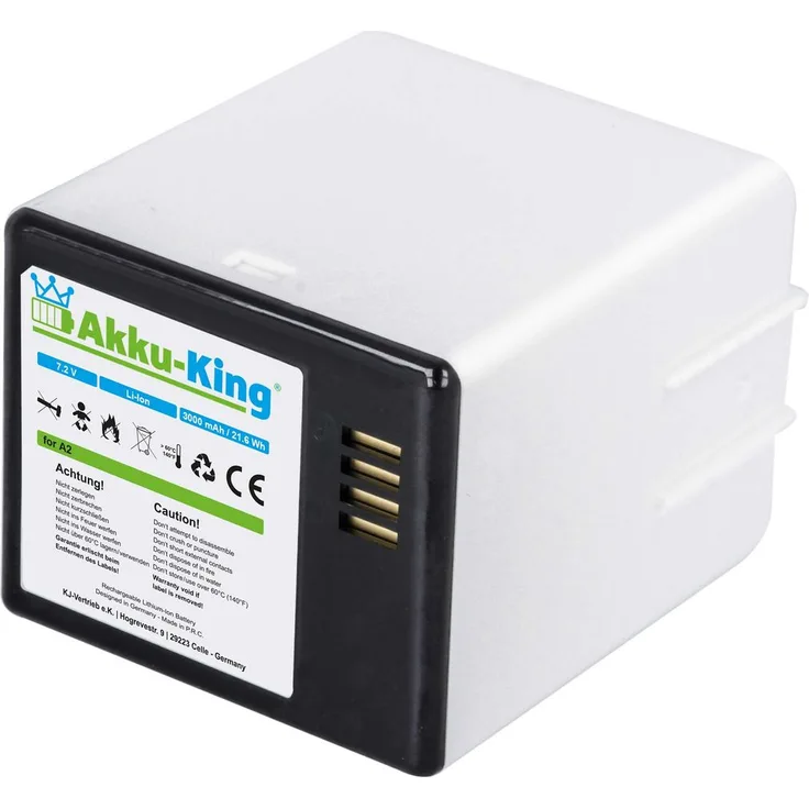 Akku kompatibel mit Netgear Arlo A-2 - Li-Ion 3000mAh - für Netgear Arlo Go, VMA4410, VML4030