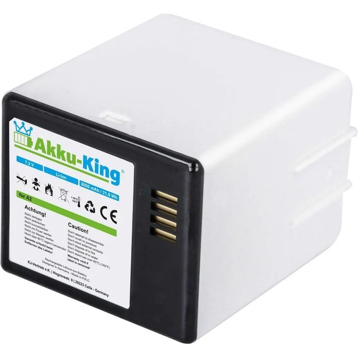 Akku kompatibel mit Netgear Arlo A-2 - Li-Ion 3000mAh - für Netgear Arlo Go, VMA4410, VML4030