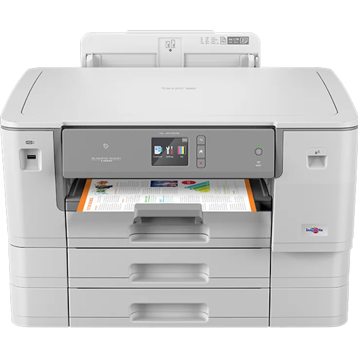 Brother HL-J6100DW - Tintenstrahldrucker, Druckgeschwindigkeit (S/min): 35 S/W, 27 Farbe, Auflösung: 1200 x 4800 (USB, LAN, WLAN, AirPrint, Mobile Print, WPS, NFC, Wi-Fi Direct, Cloud Print) HLJ6100DWRE1