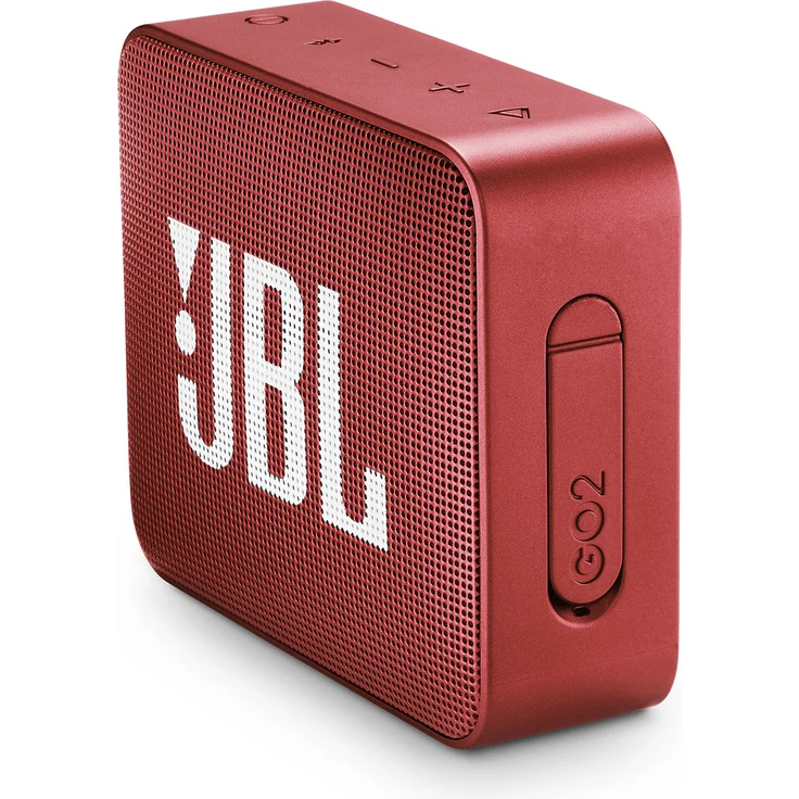 JBL GO 2 Mini Bluetooth-Lautsprecher mit Mikrofon, wasserdicht, Rot – Bild 4