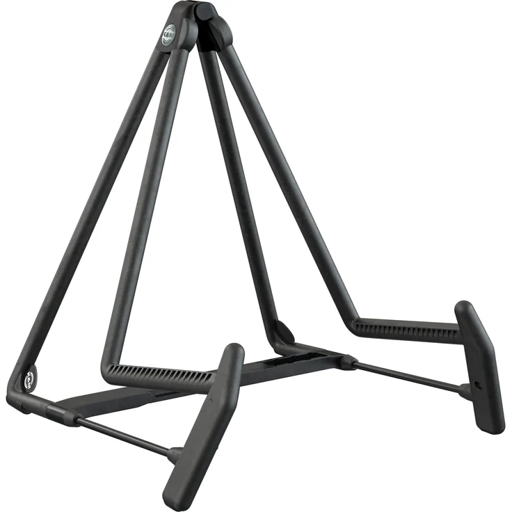 K & M 17580-014-55 Heli 2 Gitarrenständer, schwarz – Bild 1