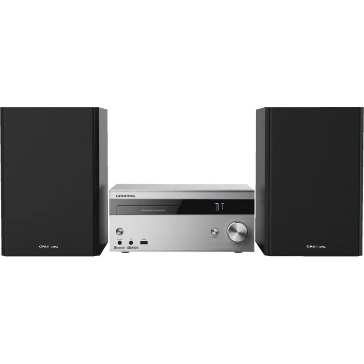 Grundig CMS 4000 BT DAB+ HiFi-System schwarz, silber – Bild 1
