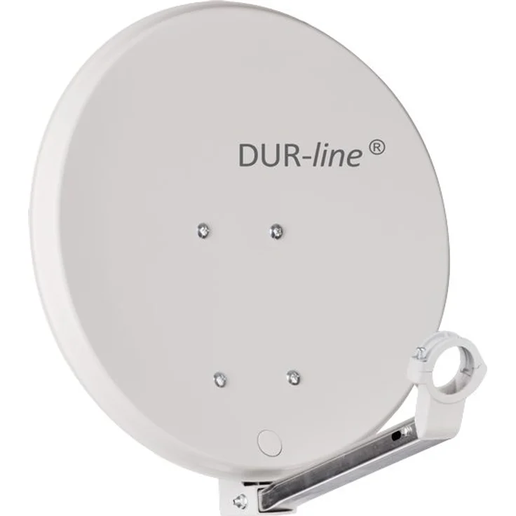 DUR-line DSA 40 Alu Sat-Antenne 42cm hellgrau – Bild 1