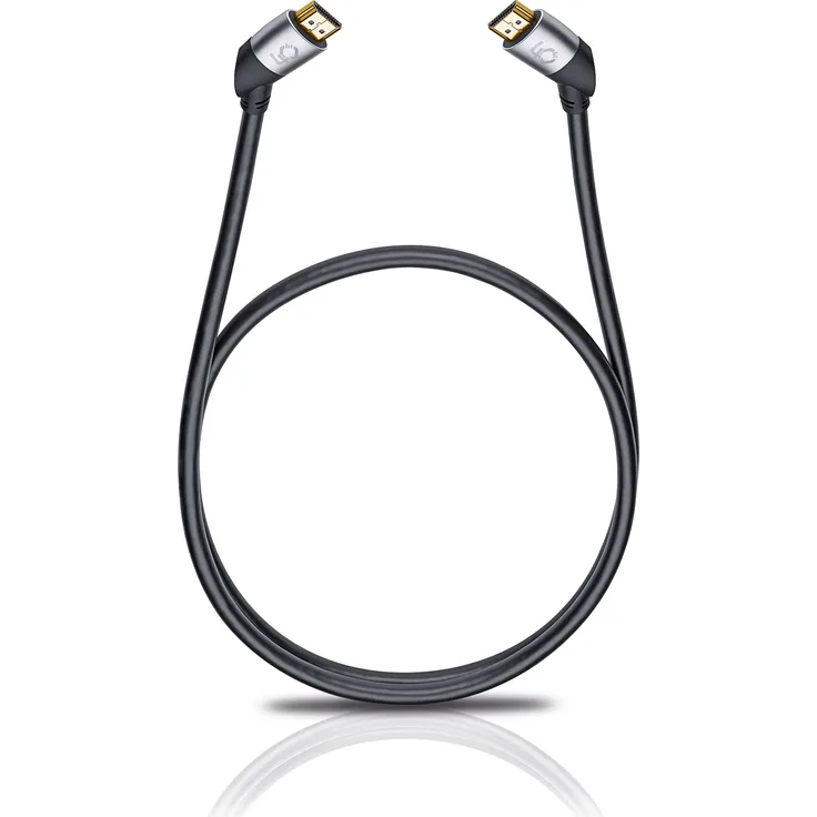Oehlbach Easy Connect HS.40 - High Speed HDMI-Kabel mit Ethernet, 4K mit 60Hz, UltraHD, HDR, Dolby Vision, 18 Gbit/s ? 1,44 m
