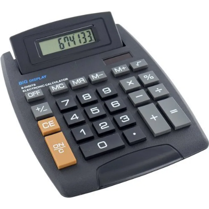 zizzi Jumbo Desktop Taschenrechner 8 Digit Große Knopf Schule Home Office Akku Solar Shopmonk