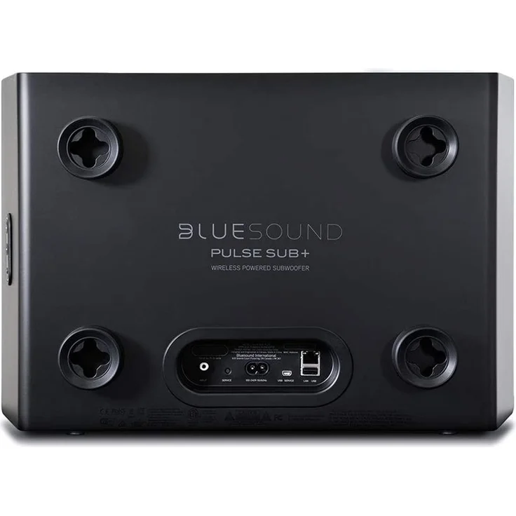 BLUESOUND PULSE SUB+ BLK WOOFER Kabelloser Aktiv-Subwoofer, schwarz – Bild 4