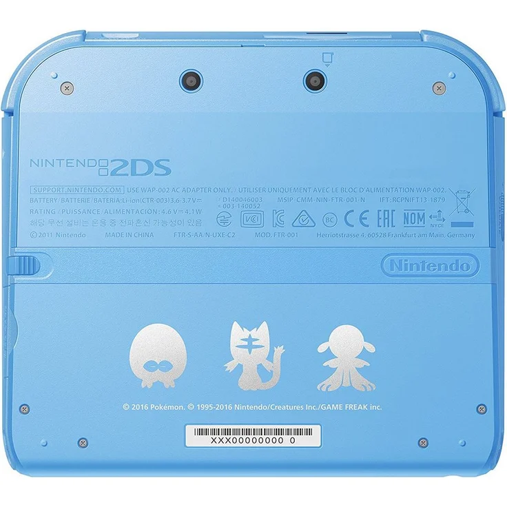 Nintendo 2DS Special Edition Pokémon Sonne Hellblau 256MB & 4GB Speicherkarte Bundle inkl. Pokémon Sonne - Preisvergleich – Bild 4