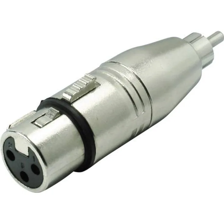 Kash XLR-Adapter XLR-Buchse - Cinch-Stecker Mono Polzahl:3 1St.