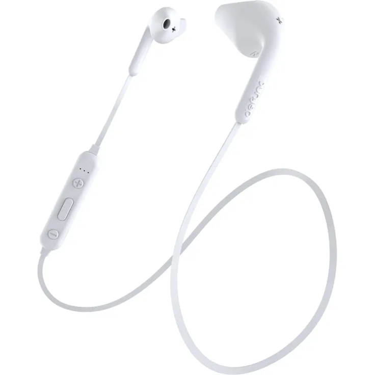DEFUNC Basic Hybrid Mobiles Headset Binaural im Ohr Weiß - Mobile Headsets (Kabellos, im Ohr, Binaural, Im Ohr, 20-20000 Hz, Weiß)