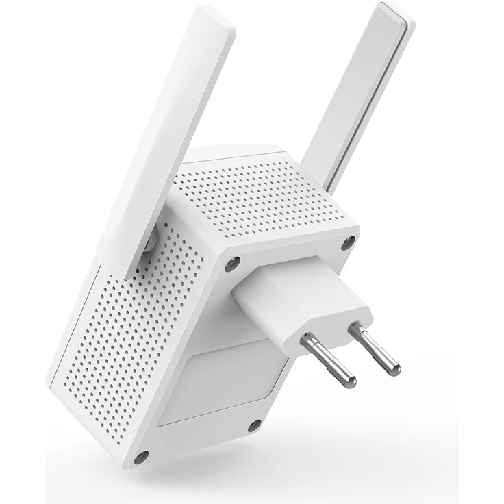 Tenda A18 AC1200 Dual-Band WLAN Repeater (867 MBit-s 5GHz, 300 MBit-s 2,4GHz, 1x LAN Port, WPS, bis zu 200m² Abdeckung, Status LED, 2x hochwertige Antennen, kompaktes Design, Plug&Play) weiß – Bild 2