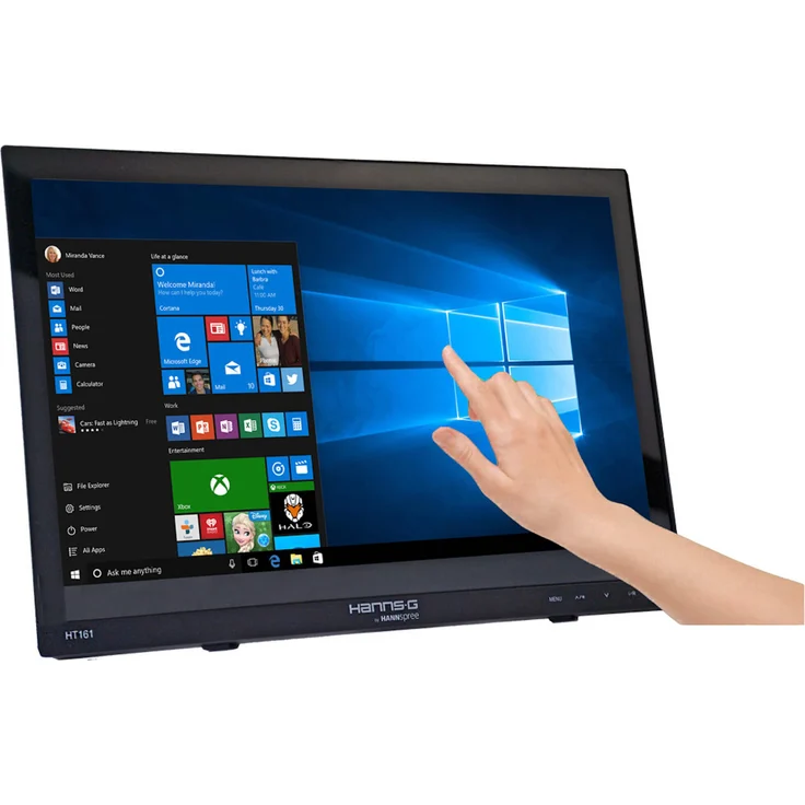 Hannspree HT161HNB - 15,6 Zoll, WXGA (1366 x 768), TN-Panel, 60Hz, 12ms, 220cd/m² – Bild 6