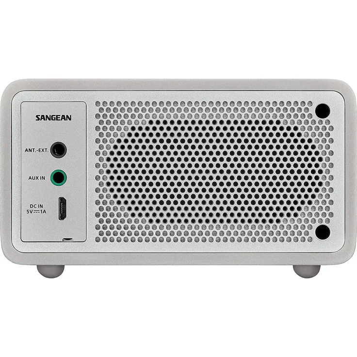 Sangean Genuine Mini DDR-7 DAB+ Tischradio AUX, Bluetooth, UKW Silber (A500419) – Bild 5