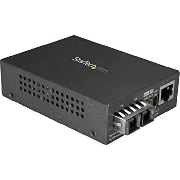 StarTech.com LWL Medienkonverter - 1000Base-LX - Single Mode - 10km - SC Glasfaser auf Ethernet Konverter - LWL zu Kupfer Konverter