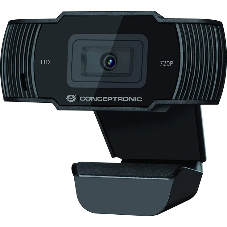 Conceptronic AMDIS03B - Web-Kamera - Farbe - 1280 x 720 - 720p - feste Brennweite - Audio - USB 2.0 - Gleichstrom 5 V (AMDIS03B)