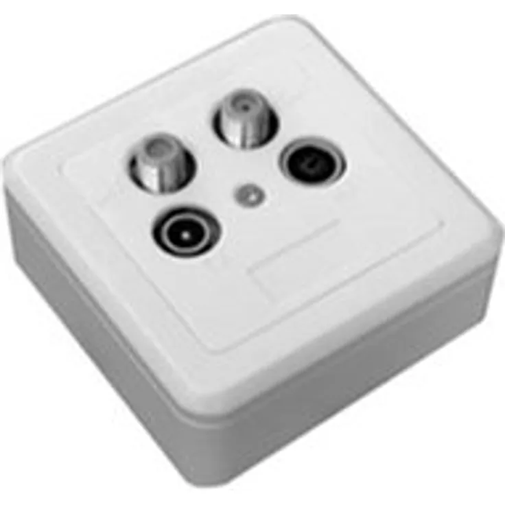 Triax GAD 274 4-Loch-Stichleitungsdose mit Sockel-Deckel