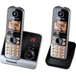 Panasonic KX-TG6722GB Analog-Telefon schwarz