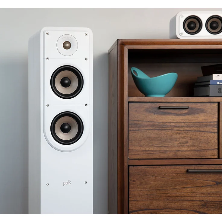 Polk Audio Signature S50E Standlautsprecher, HiFi Lautsprecher für Musik und Heimkino Sound, passiver Full Range Lautsprecher, 20 - 150 Watt, 8 Ohm, High Res, 42Hz - 40kHz (Stück) Standlautsprecher - 20 Watt – Bild 4