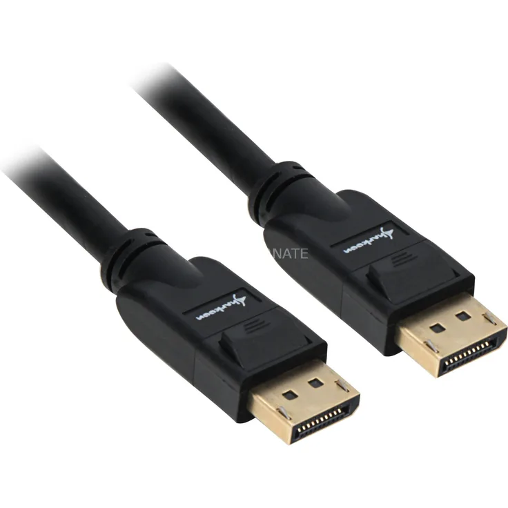 Sharkoon Kabel Displayport 1.3 (Stecker - Stecker) 4K, schwarz