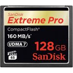 SanDisk Extreme Pro CompactFlash Speicherkarte, sdcfxps-128g-a46, 128 GB, 160 Mbit/s [Nicht - Retail verpackt]