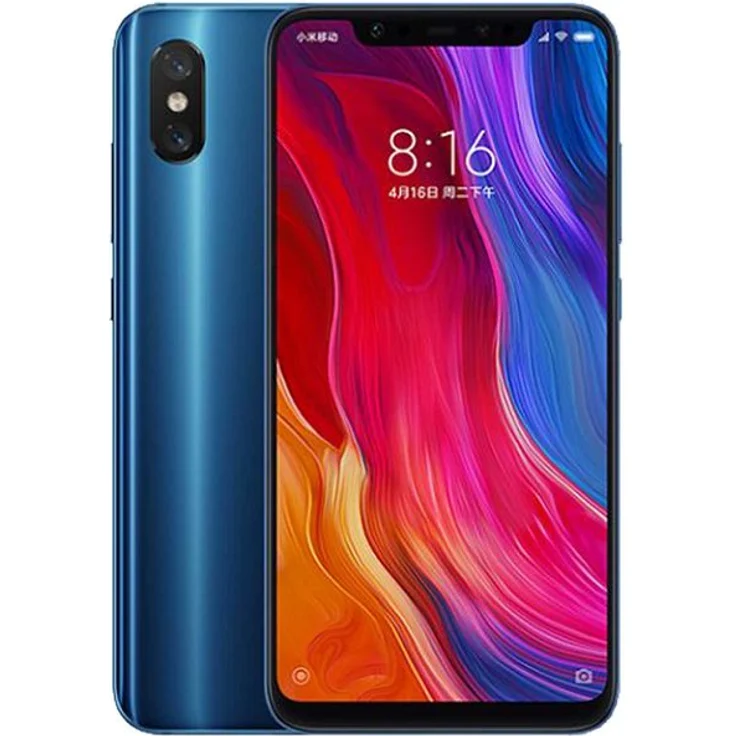 Xiaomi Mi 8 Smartphone 15,8cm (6,2 Zoll) AMOLED-Display, 64GB interner Speicher, 6GB RAM, Dual-SIM, Blue – Bild 2