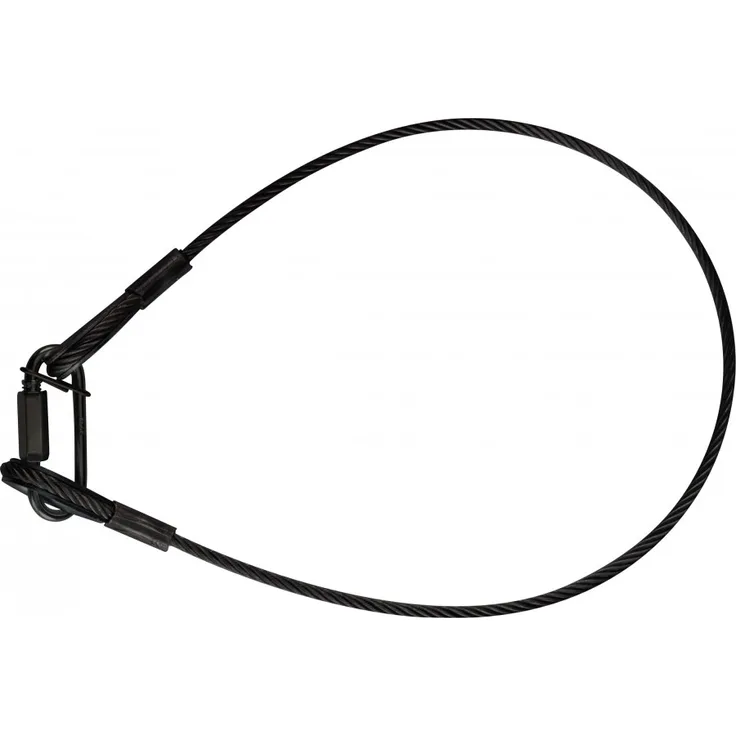 Riggatec Sicherungsseil, Safety 60cm x 4 mm bis 10 kg schwarz