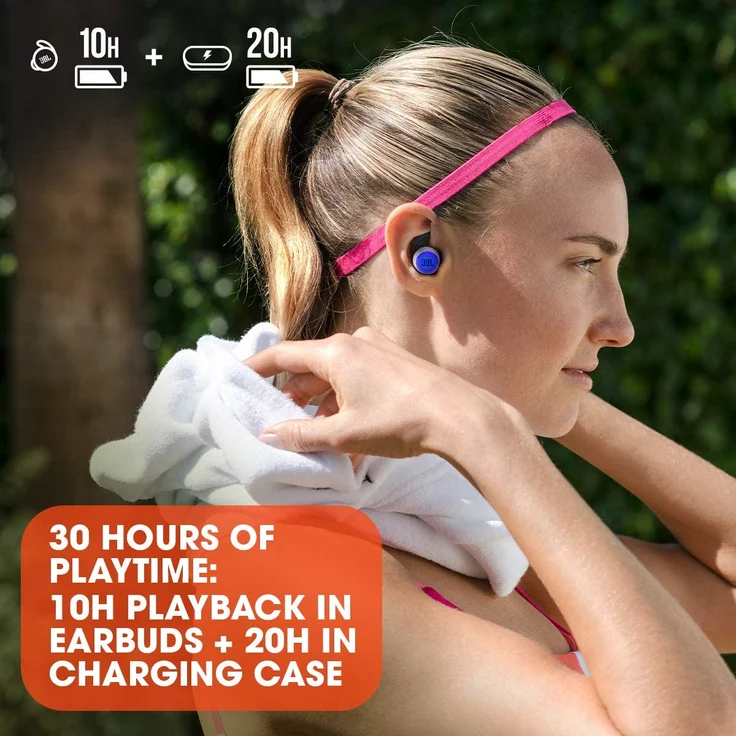 JBL Reflect MINI NC In-Ear Kopfhörer mit Bluetooth, Mikrofon, Noise Cancelling, geeignet für Sport, schwarz – Bild 5
